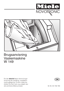 Brugsanvisning Miele W 149 Vaskemaskine