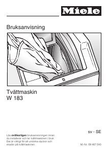 Bruksanvisning Miele W 183 WCS Tvättmaskin