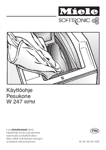 Käyttöohje Miele W 247 WPM Pesukone