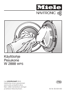 Käyttöohje Miele W 2888 WPS Pesukone
