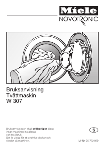 Bruksanvisning Miele W 307 Tvättmaskin