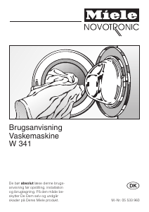 Brugsanvisning Miele W 341 Vaskemaskine