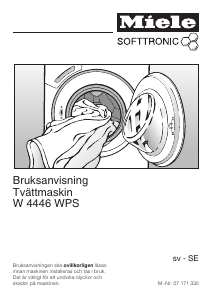 Bruksanvisning Miele W 4446 WPS Tvättmaskin