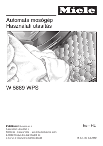 Használati útmutató Miele W 5889 WPS EcoComfort Mosógép