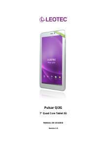 Manual de uso Leotec LETAB723 Pulsar Qi3G Tablet