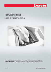 Manuale Miele W 668 F Lavatrice