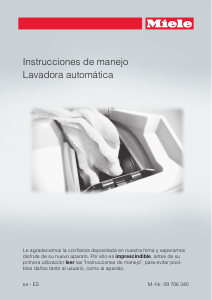 Manual de uso Miele W 668 F Lavadora