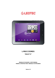 Manuale Leotec LETAB801 L-Pad Cosmos Tablet