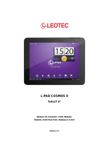 Manuale Leotec LETAB805 L-Pad Cosmos II Tablet