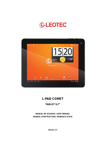 Manuale Leotec LETAB901 L-Pad Comet Tablet