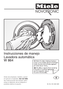 Manual de uso Miele W 864 Lavadora