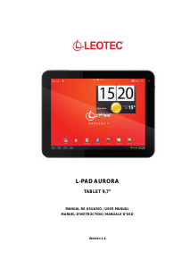 Manuale Leotec LETAB903 L-Pad Aurora Tablet
