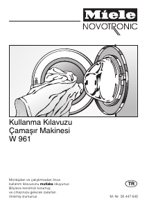 Kullanım kılavuzu Miele W 961 Çamaşır makinesi