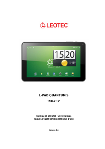 Manuale Leotec LETAB906 L-Pad Quantum S Tablet