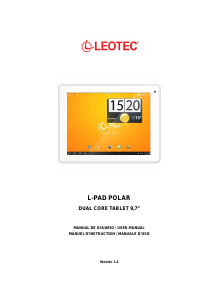 Manuale Leotec LETAB907 L-Pad Polar Tablet
