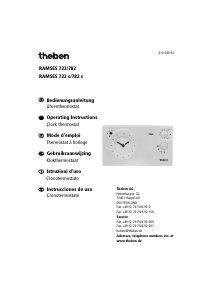 Manual Theben RAMSES 782 Thermostat