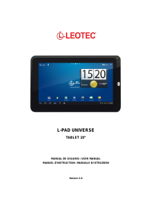Manuale Leotec LETAB1001 L-Pad Univere Tablet