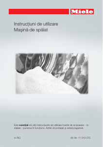Manual Miele WCI 670 Mașină de spălat
