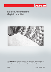 Manual Miele WDA 110 WCS Mașină de spălat