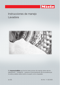 Manual de uso Miele WDD 320 SpeedCare 1400 Lavadora