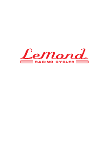 Bruksanvisning LeMond Tourmalet (2008) Cykel