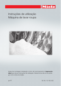 Manual Miele WKH 120 WPS Máquina de lavar roupa