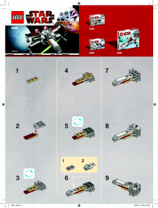 Bedienungsanleitung Lego set 30051 Star Wars X-Wing