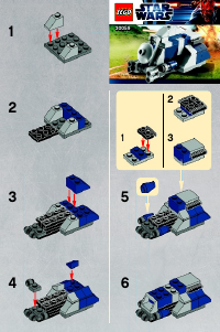 Manual de uso Lego set 30059 Star Wars MTT