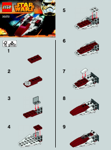 Mode d’emploi Lego set 30272 Star Wars A-Wing starfighter