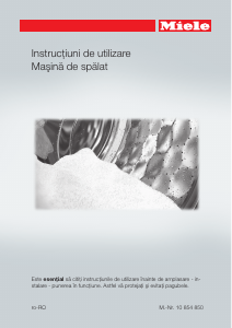 Manual Miele WMB 125 WCS Performance1600 Mașină de spălat