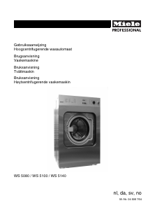 Bruksanvisning Miele WS 5080 EL Tvättmaskin
