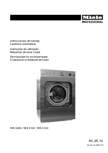 Manual de uso Miele WS 5100 HD IND Lavadora