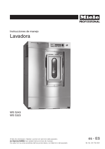 Manual de uso Miele WS 5323 EL Lavadora