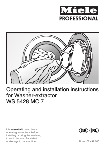 Manual Miele WS 5428 LP Washing Machine