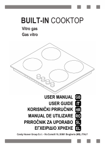 Manual Candy CMG3V1BG/1 Hob