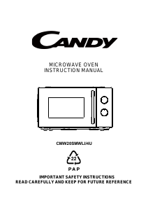 Manual Candy CMW20SMWLI/4U Microwave
