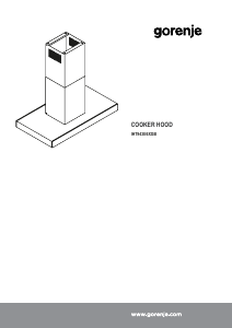 Instrukcja Gorenje IHT943E6XGB Okap kuchenny