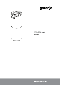 Manual de uso Gorenje IHR443E6X Campana extractora