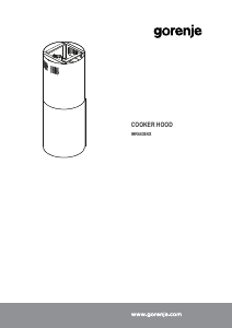 Instrukcja Gorenje IHR443E6X Okap kuchenny