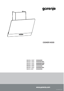 Instrukcja Gorenje WHI849EXBG Okap kuchenny