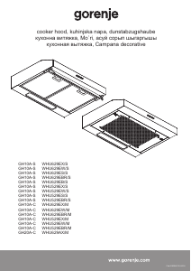 Instrukcja Gorenje WHU629AX/M Okap kuchenny