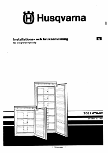 Bruksanvisning Husqvarna QT226FI Frys