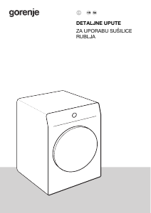 Priručnik Gorenje DPNE83/GNLWIFI Sušilica