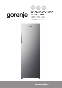 Priručnik Gorenje FN617EES5 Zamrzivač