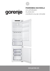 Priročnik Gorenje NRKI419EP1 Hladilnik in zamrzovalnik