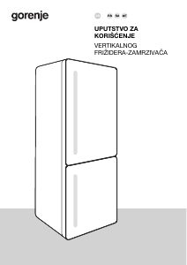 Priručnik Gorenje N61EA2W4 Frižider – zamrzivač