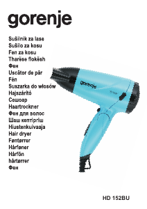 Manual Gorenje HD152BU Hair Dryer