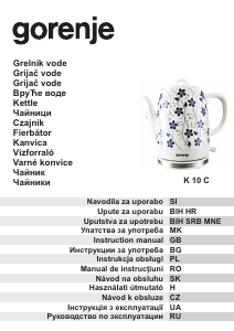 Manual Gorenje K10C Kettle