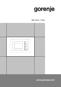 Handleiding Gorenje BM171EG1B Magnetron