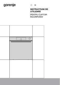 Manual Gorenje BSA6747A04BGWI Cuptor